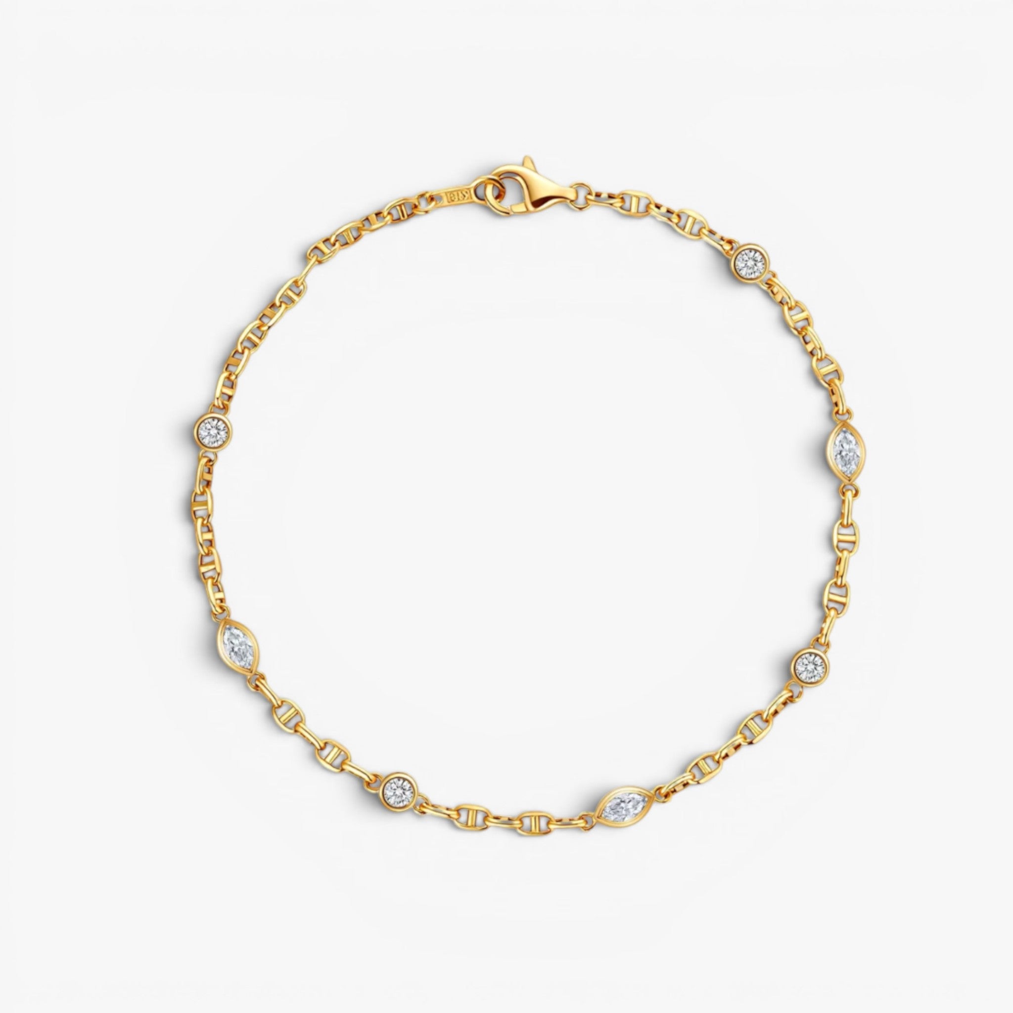 Marquise Lumière Bracelet 18k Yellow Gold