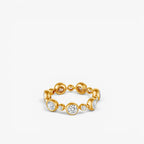Éclipse Halo Ring 14k Yellow Gold