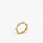 Éclipse Halo Ring 14k Yellow Gold