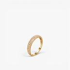 Lumière Pavé Band 14k Yellow Gold