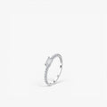 Émeraude Lumière Ring 14k White Gold