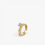 Auréa Twist Ring 18K Yellow Gold 1 ct