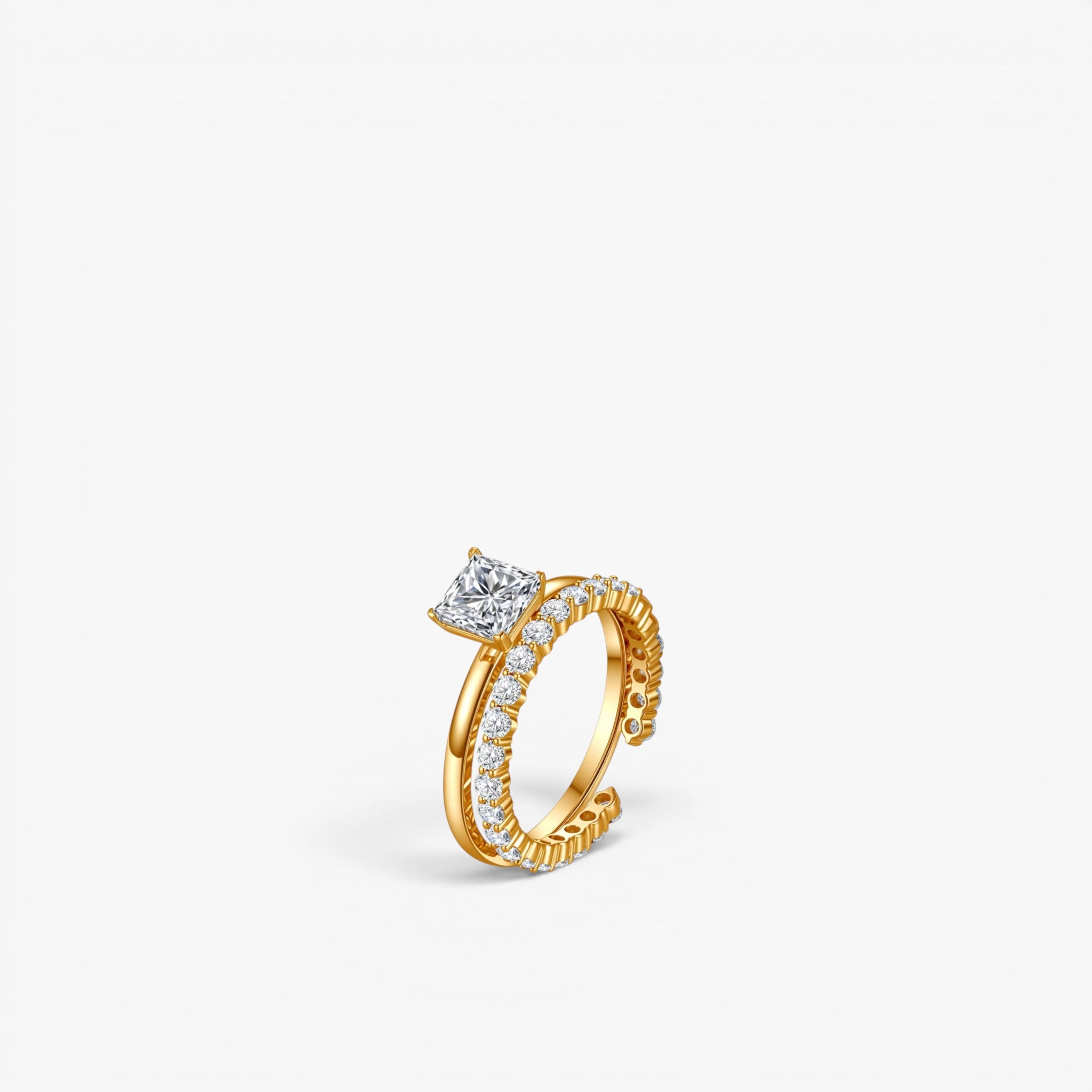 Auréa Twist Ring 18K Yellow Gold 1 ct