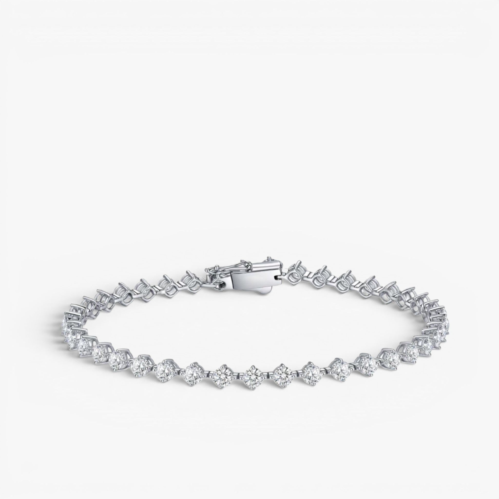 Celestia Tennis Bracelet 14k White Gold