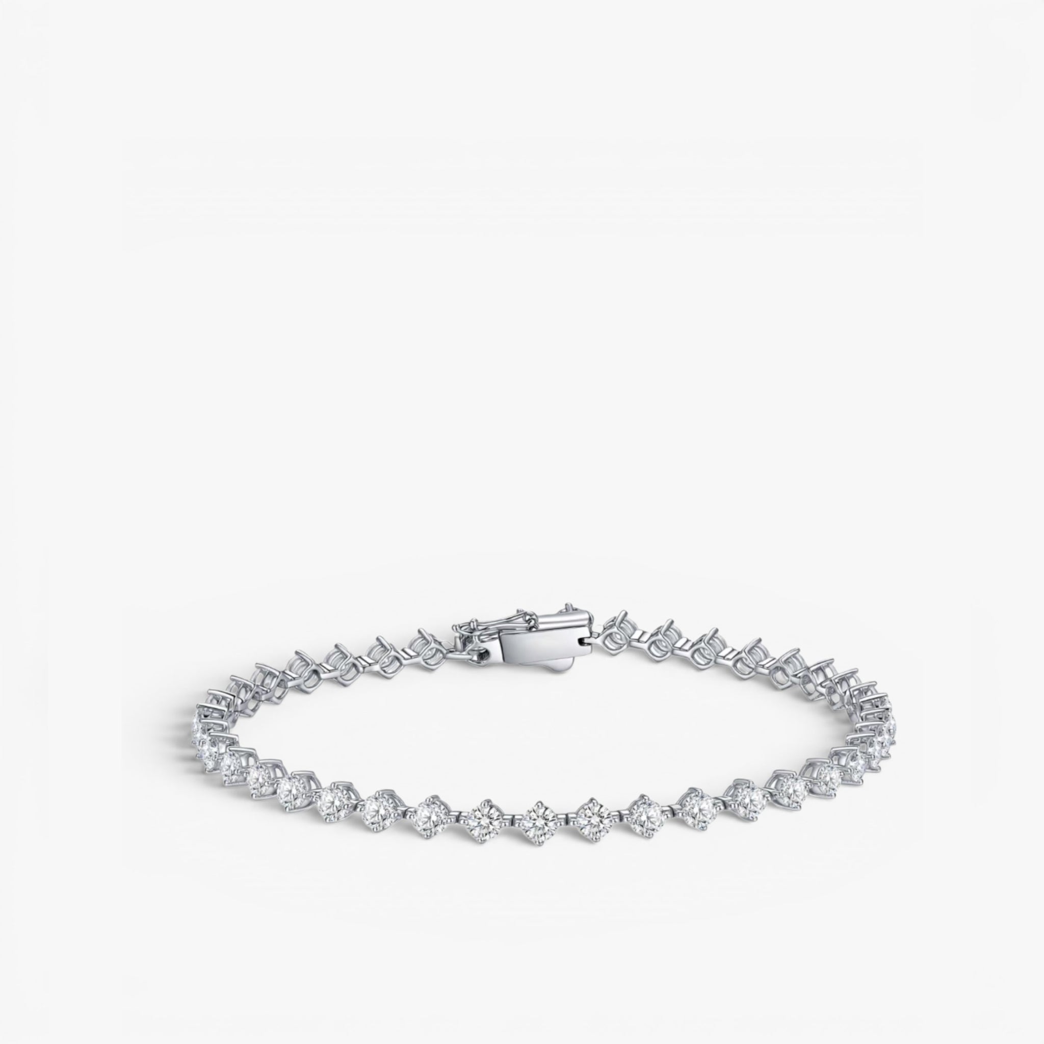 Celestia Tennis Bracelet 14k White Gold