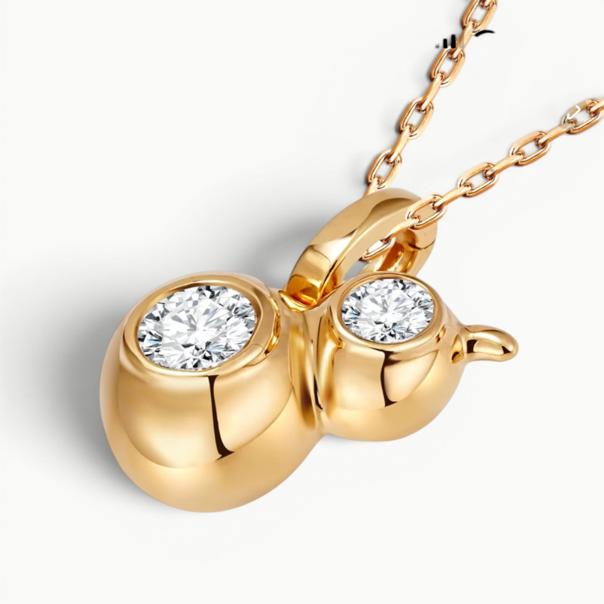 Fortuna Twin Diamond Pendant