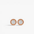 Liora Bezel Diamond Stud Earrings 18k Yellow Gold 0.5 ct