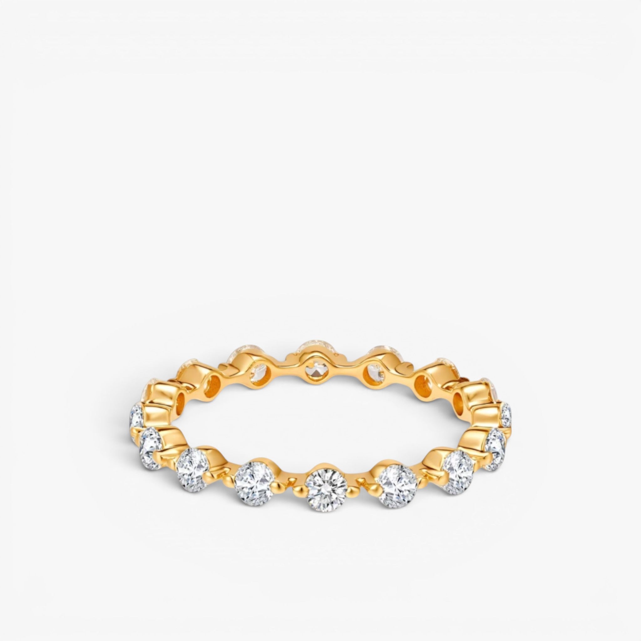 Stella Eternity Ring 14k Yellow Gold