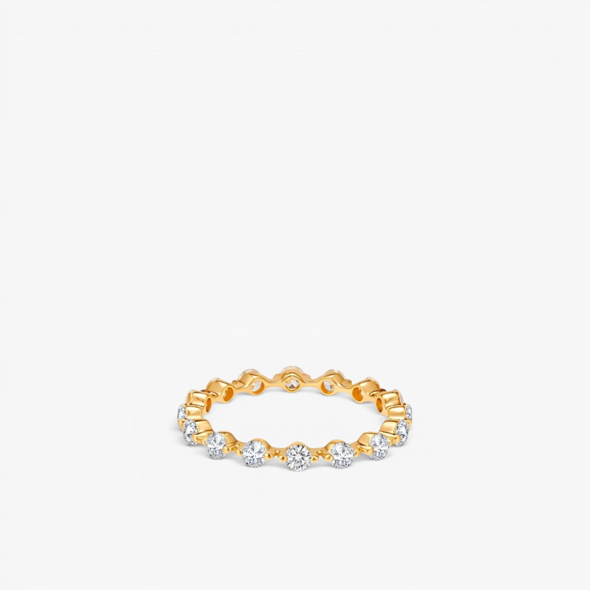 Stella Eternity Ring 14k Yellow Gold