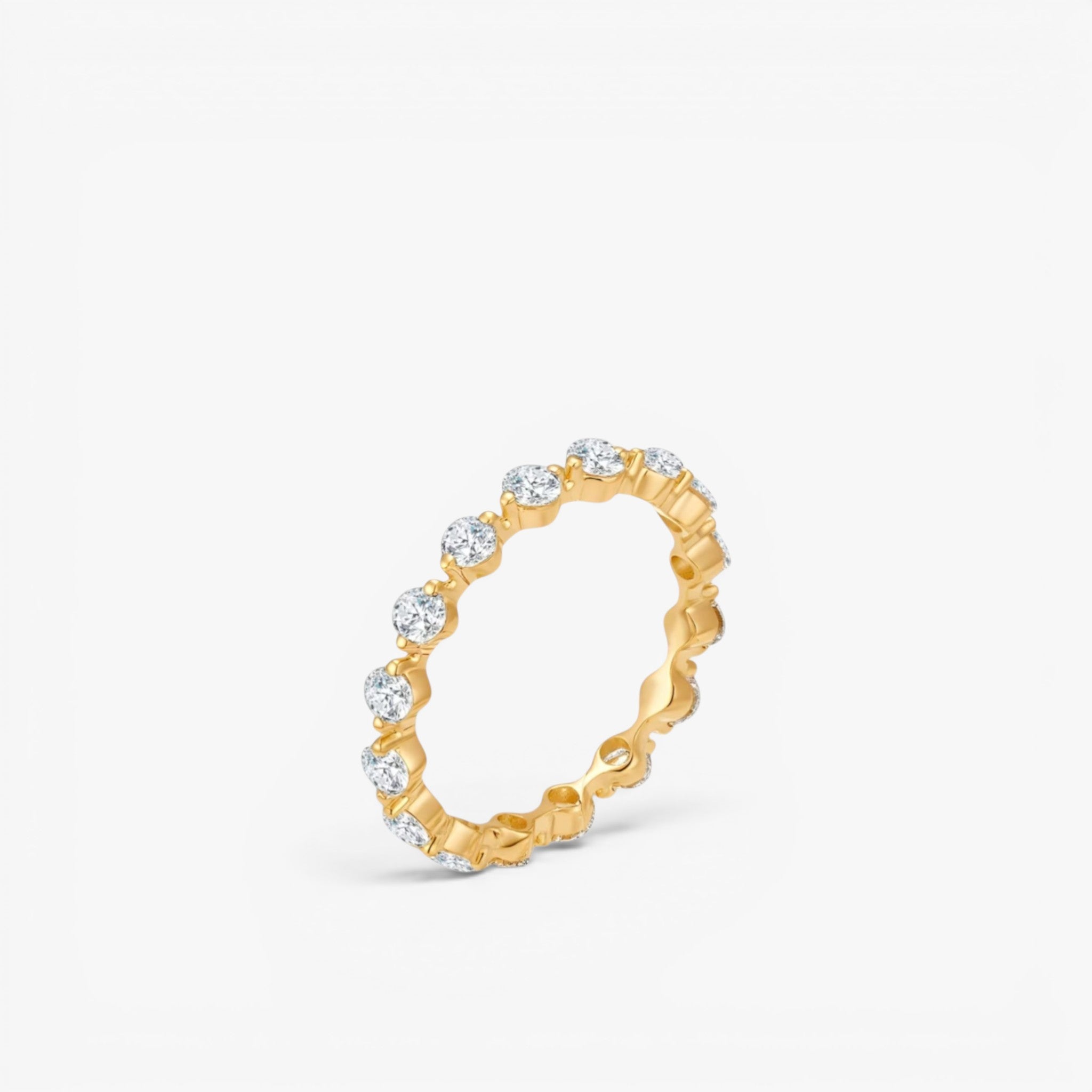 Stella Eternity Ring 14k Yellow Gold