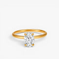 Aurelia Oval Ring 18k Yellow Gold 1 ct