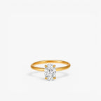 Aurelia Oval Ring 18k Yellow Gold 1 ct