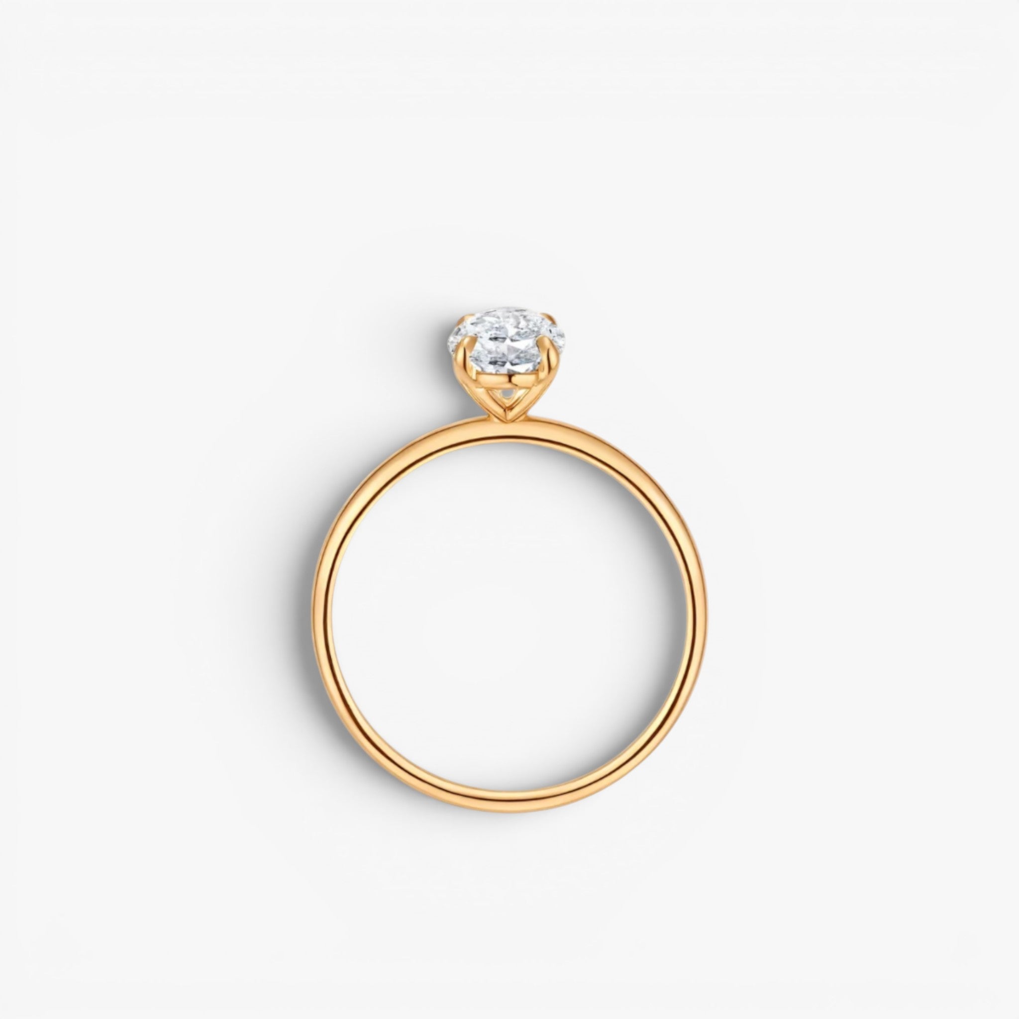 Aurelia Oval Ring 18k Yellow Gold 1 ct