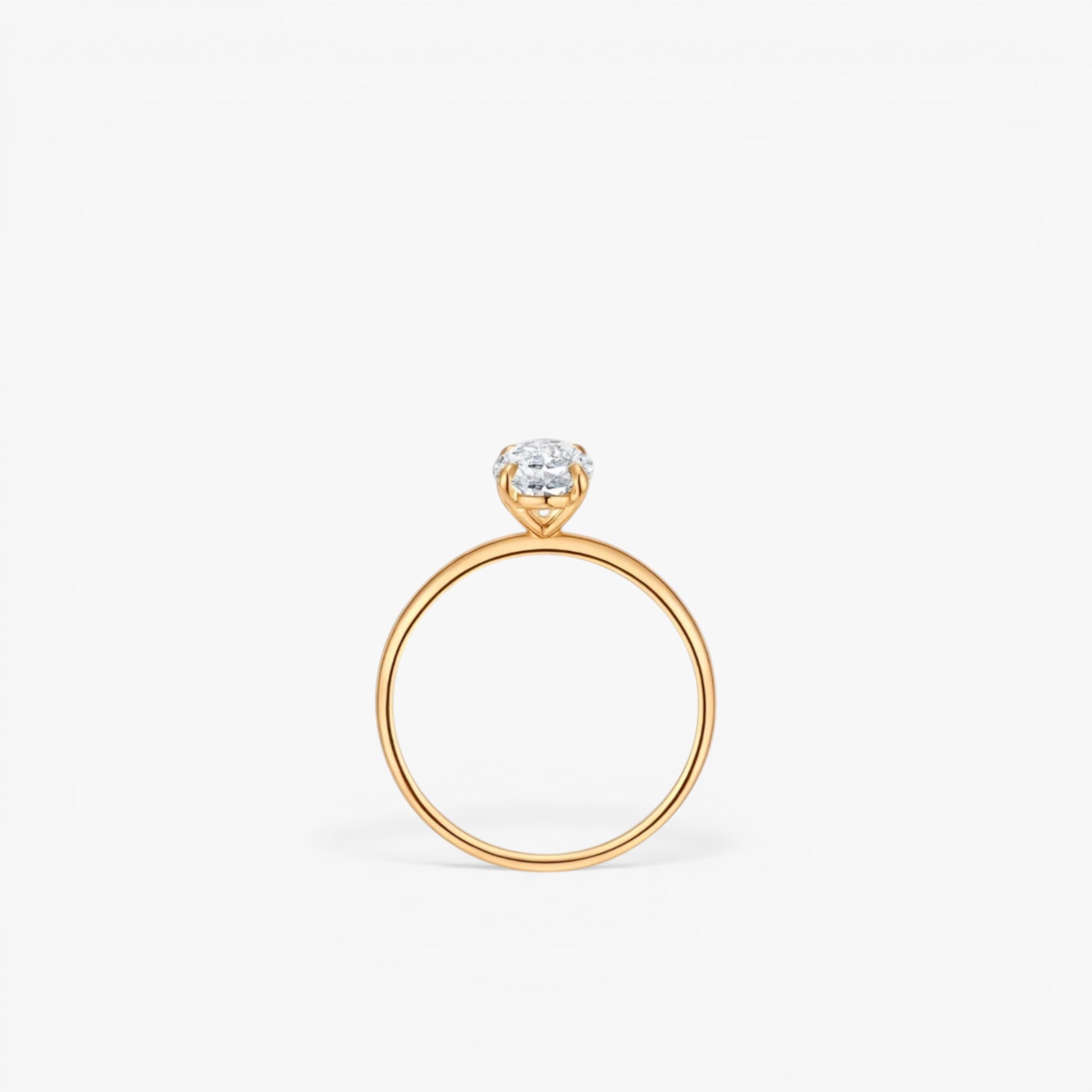 Aurelia Oval Ring 18k Yellow Gold 1 ct