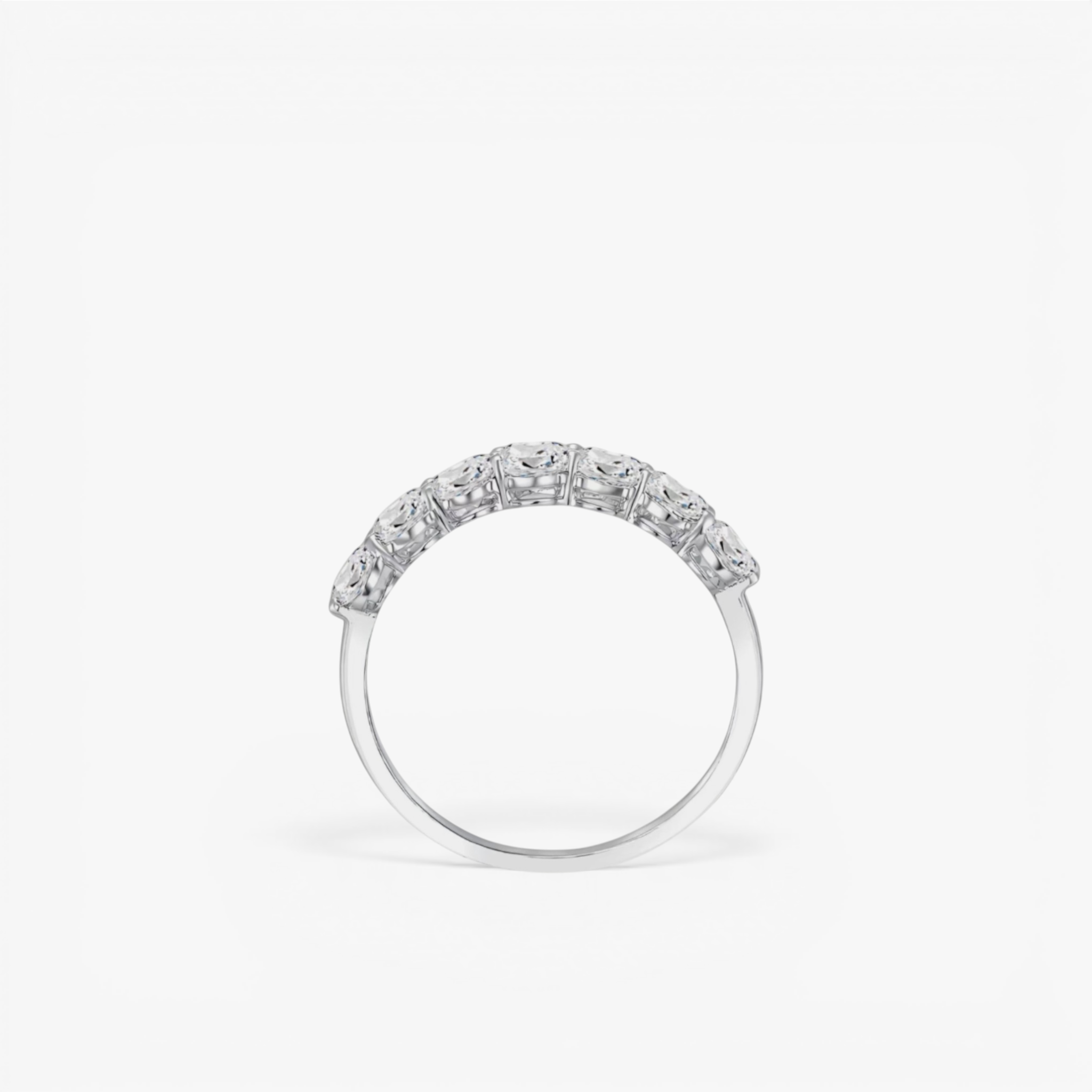 Éternelle Oval Diamond Ring 18k White Gold