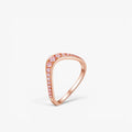 Rosé Curve Ring 14k Yellow Gold