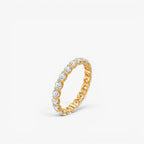 Celestia Eternity Ring 14k Yellow Gold