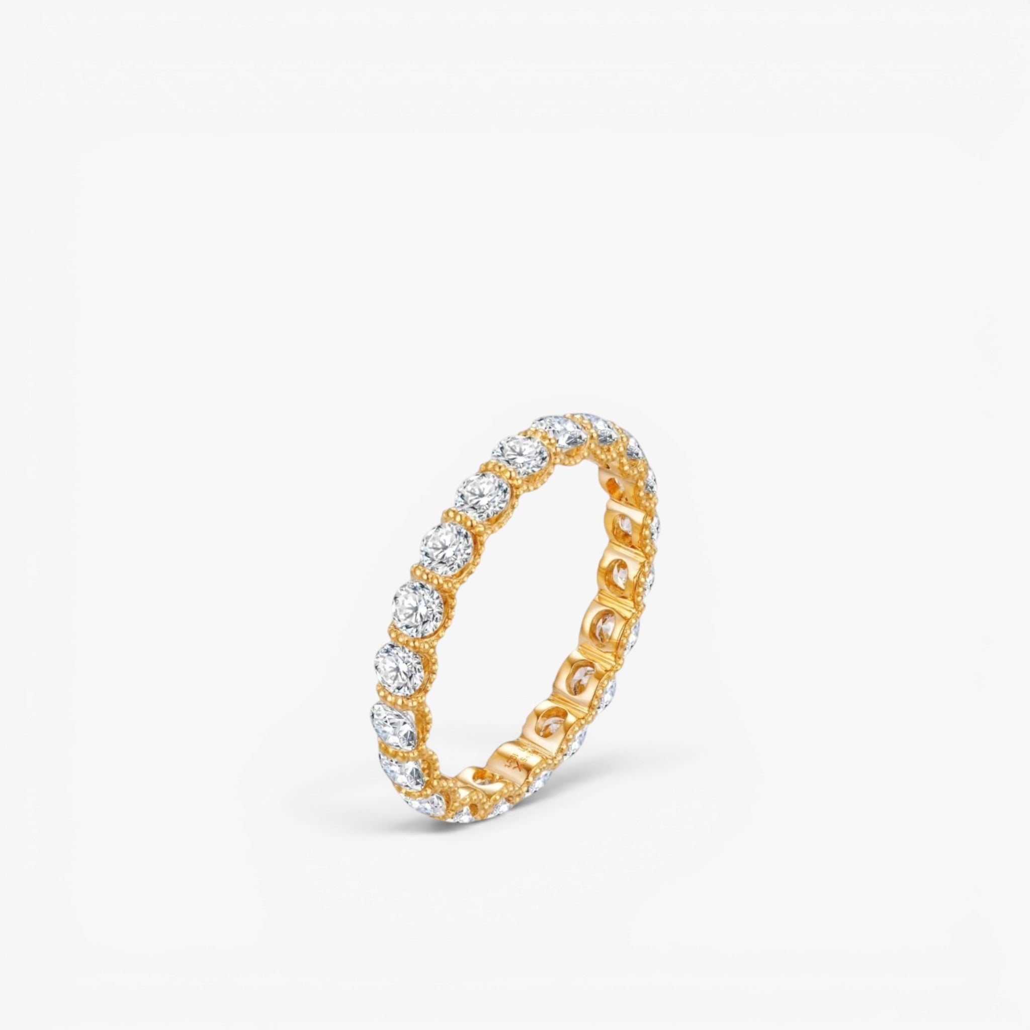 Celestia Eternity Ring 14k Yellow Gold