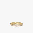 Aurelia Lace Diamond Band 18k Yellow Gold
