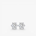 Éclat Solitaire Stud Earrings 18k White Gold 0.5 CT