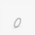 Éclipse Emerald Eternity Ring 18k White Gold