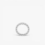 Éclipse Emerald Eternity Ring 18k White Gold