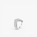 Céleste Crown Ring 18k White Gold