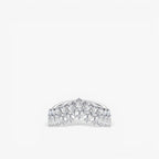 Céleste Crown Ring 18k White Gold