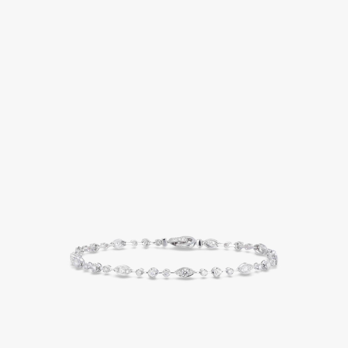 Lumière Marquise Bracelet 18k White Gold