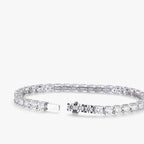 Éclat Cushion Tennis Bracelet 18k White Gold 6ct