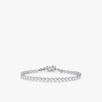 Lumière Bezel Tennis Bracelet 18k White Gold