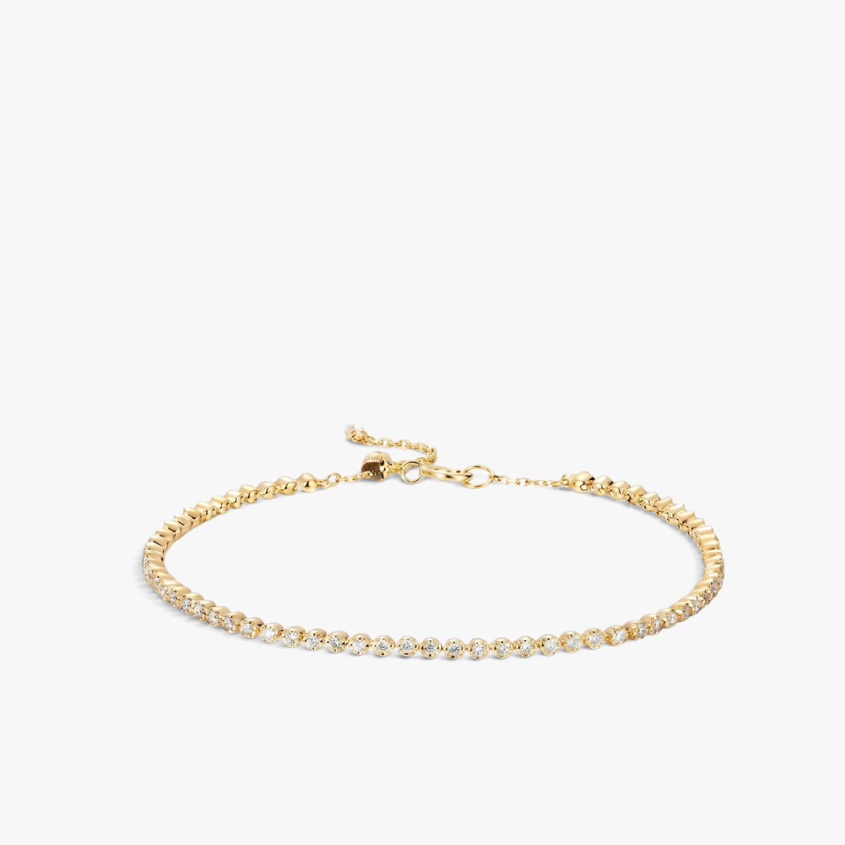 Élan Bezel Diamond Bracelet 18k Yellow Gold