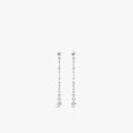 Celestine Diamond Drop Earrings 18k White Gold