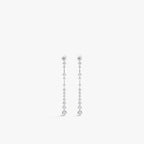 Celestine Diamond Drop Earrings 18k White Gold