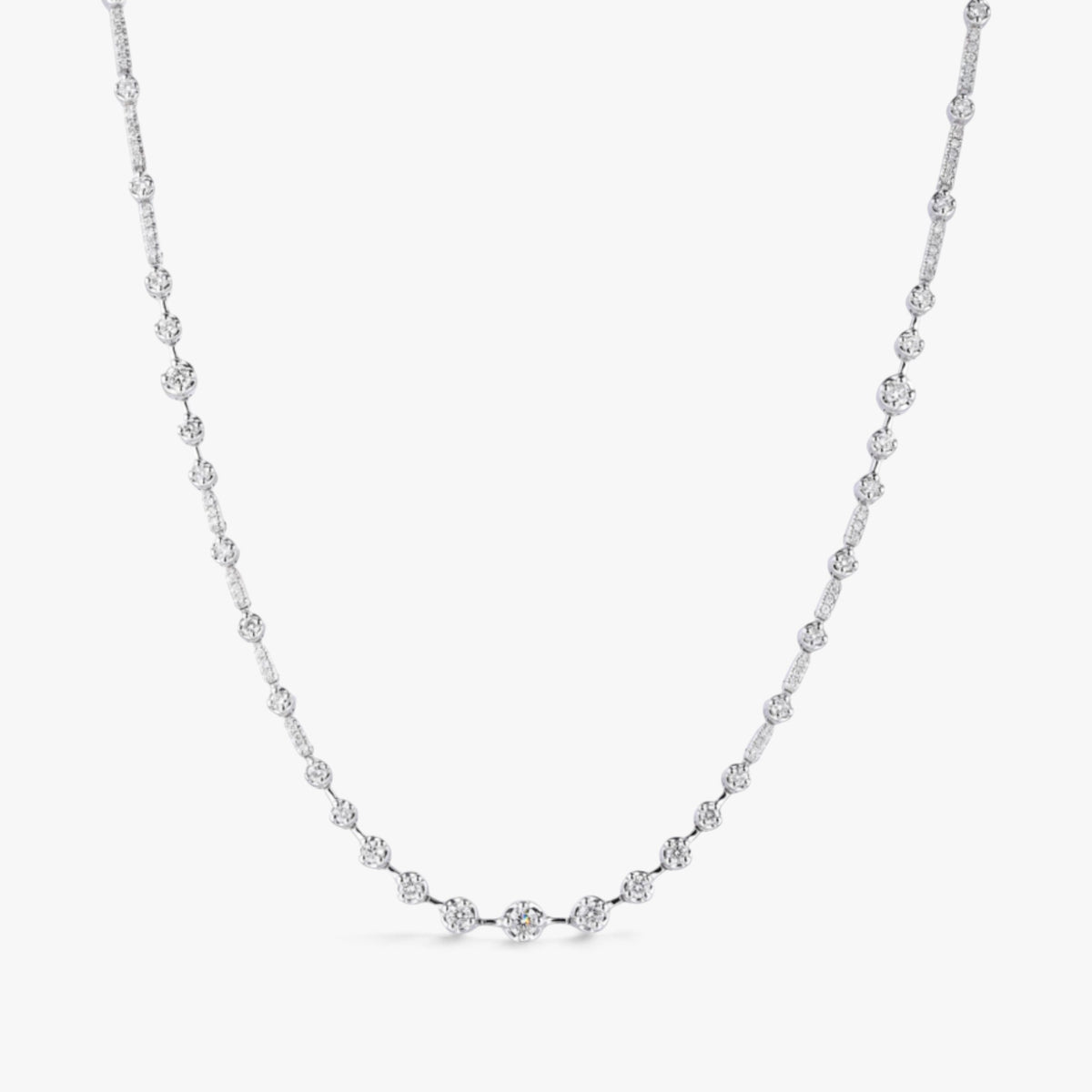 Celestine Diamond Necklace 18k white gold