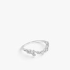 Fleur Diamond Vine Ring 18k White Gold
