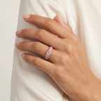 Rosé Aurora Pavé Ring 14k Rose Gold