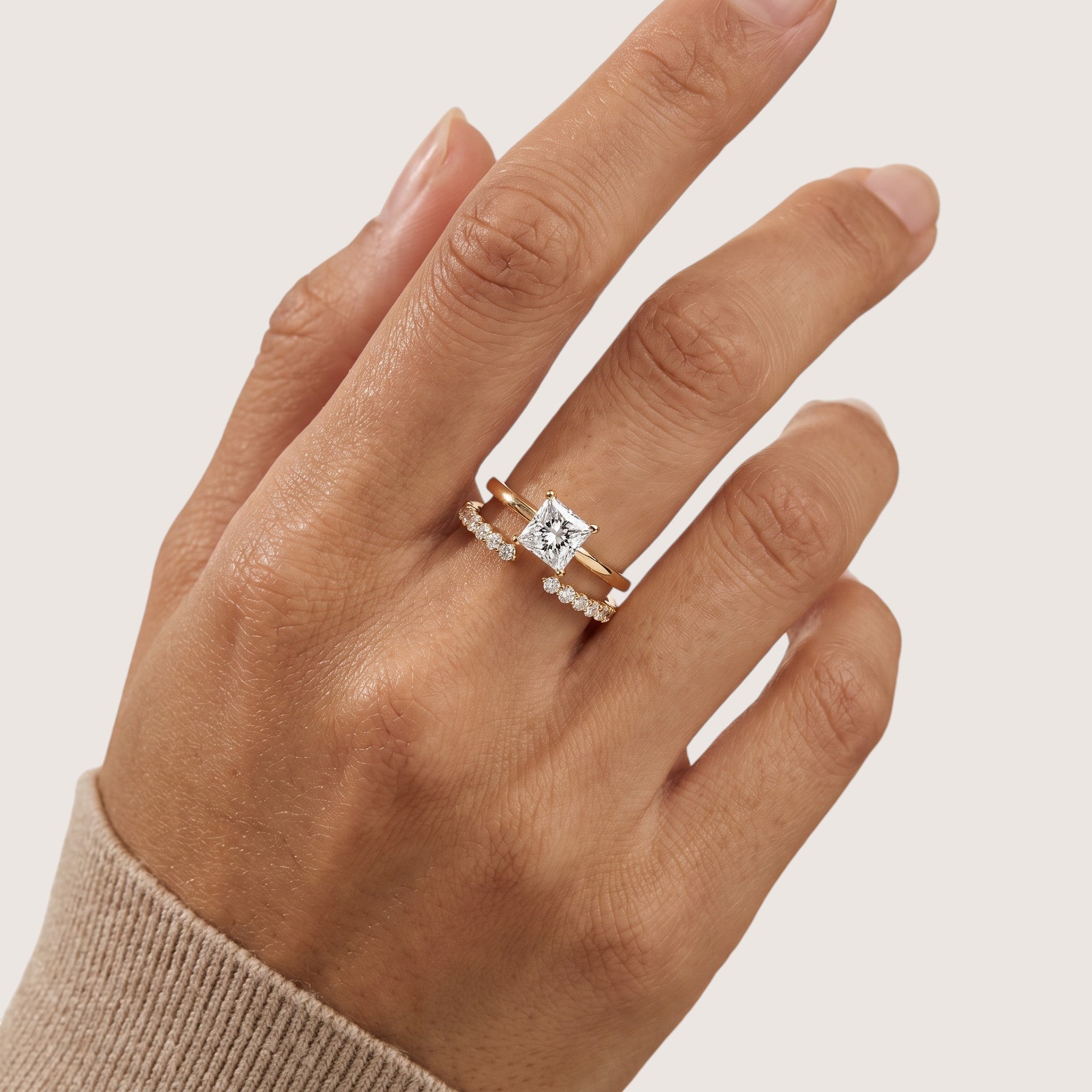 Auréa Twist Ring 18K Yellow Gold 1 ct