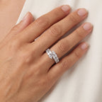Serpentina Diamond Ring 14k White Gold