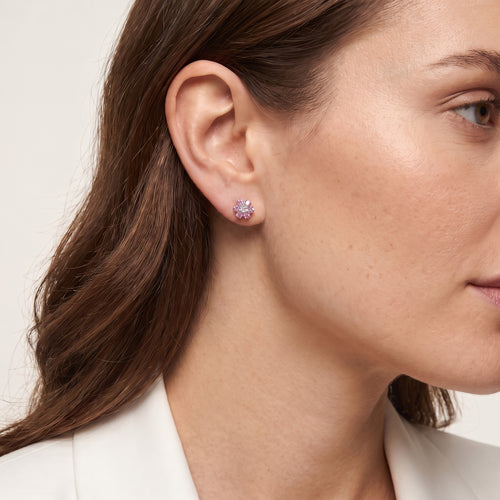 Rosabelle Bloom Studs 14k White Gold