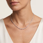 Celestine Diamond Necklace 18k white gold