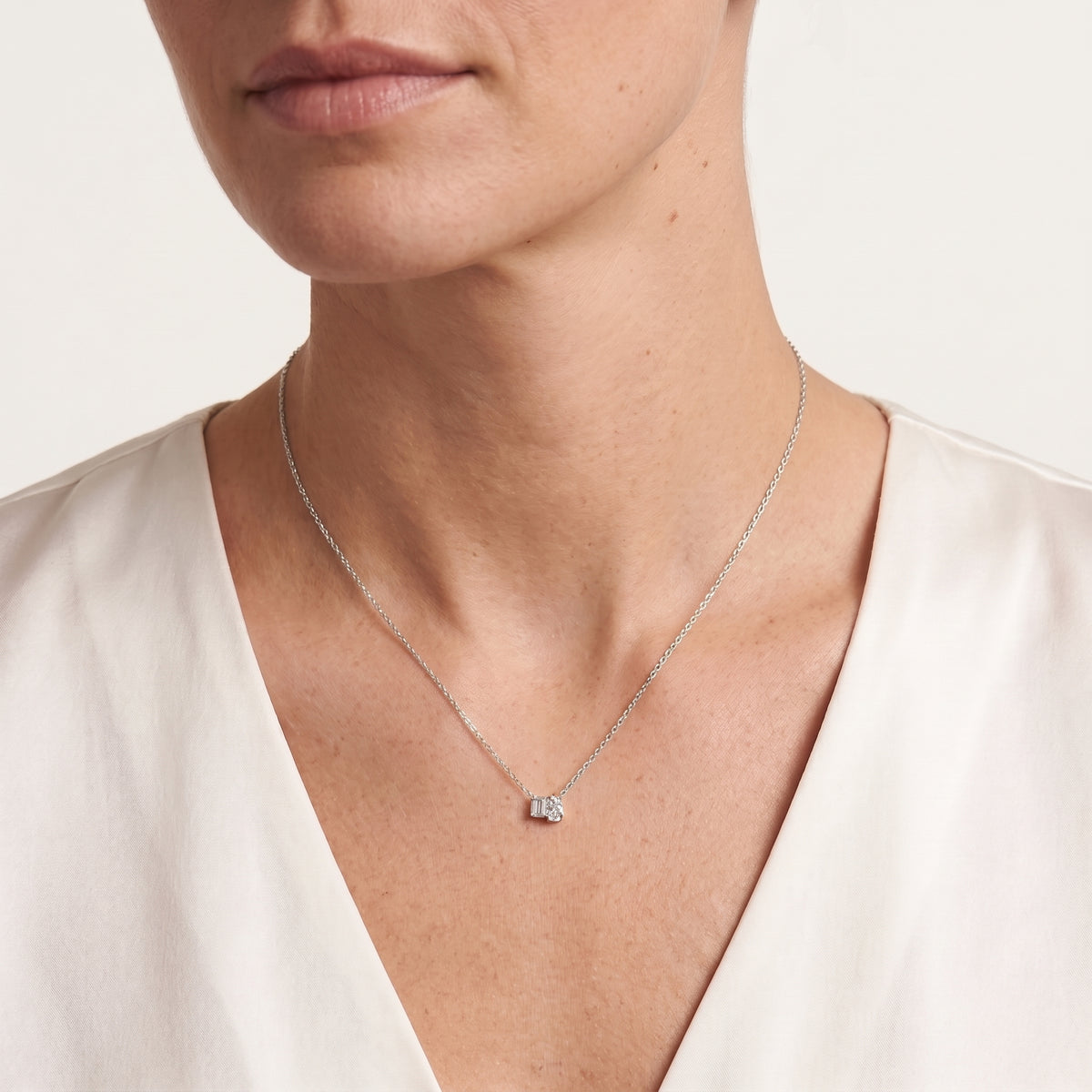 18k White Gold