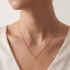 Dewdrop Grace Necklace 18k Yellow Gold 0.5 ct