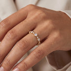 Éclipse Halo Ring 14k Yellow Gold