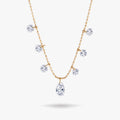 Celestielle Drop Diamond Necklace 18k Yellow Gold