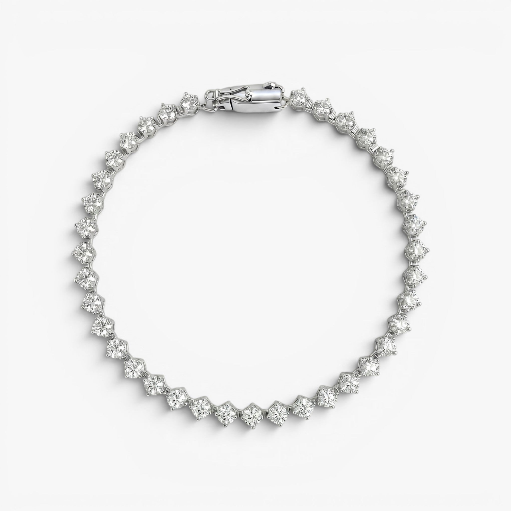 Celestia Tennis Bracelet 14k White Gold
