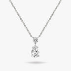 Elysian Drop Necklace 18k 1 ct