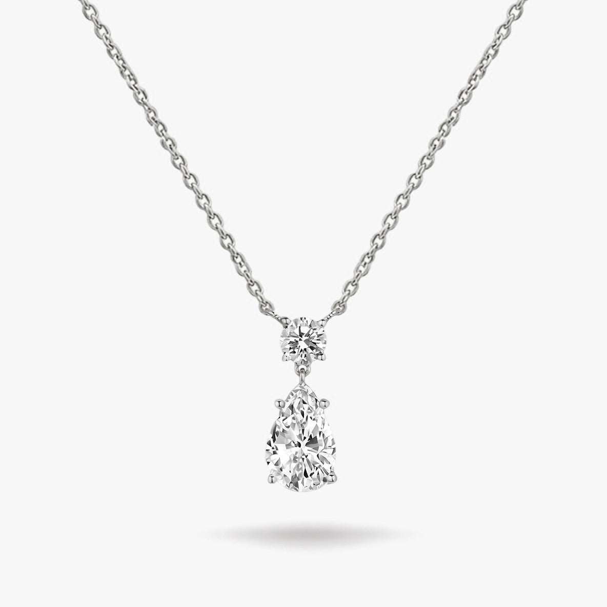Elysian Drop Necklace 18k 1 ct